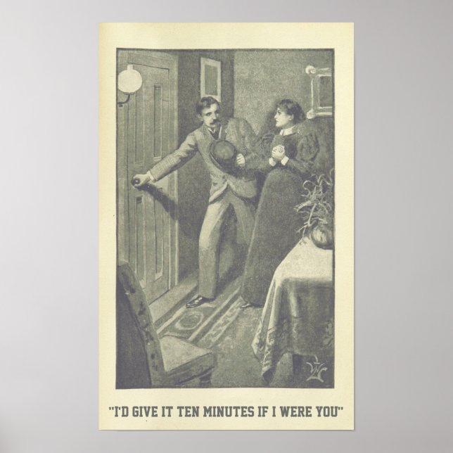 Poster "Je lui donnerais dix minutes si j'étais toi" (Devant)
