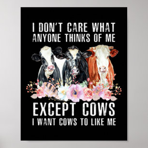 Poster Je me fiche de ce que les gens pensent de moi Vach