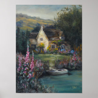 Poster "Je me souviens" Cottage anglais