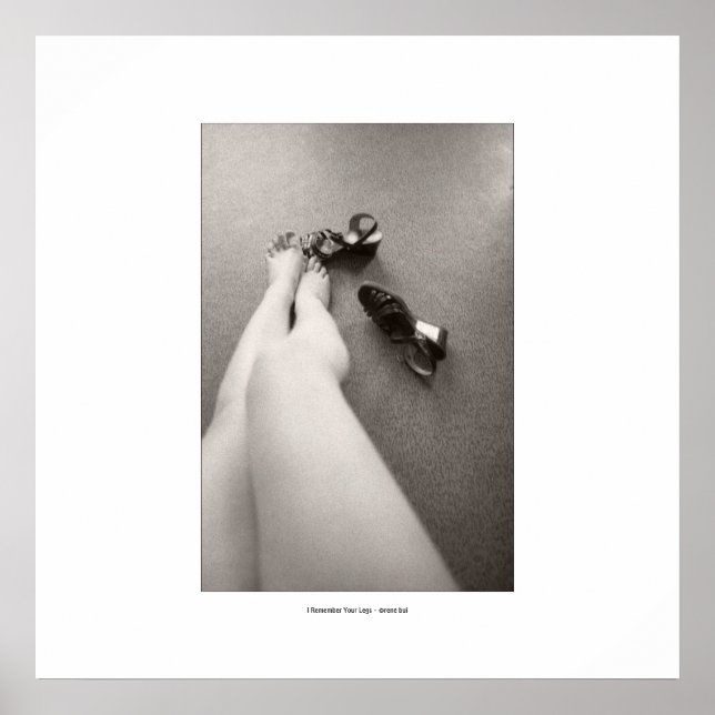 POSTER JE ME SOUVIENS DE TES JAMBES (Devant)