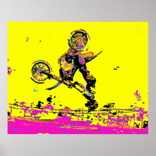 Poster Je me suis évanoui ! - Trucs Motocross Freestyle