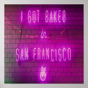 Poster Je me suis fait cuire à San Francisco