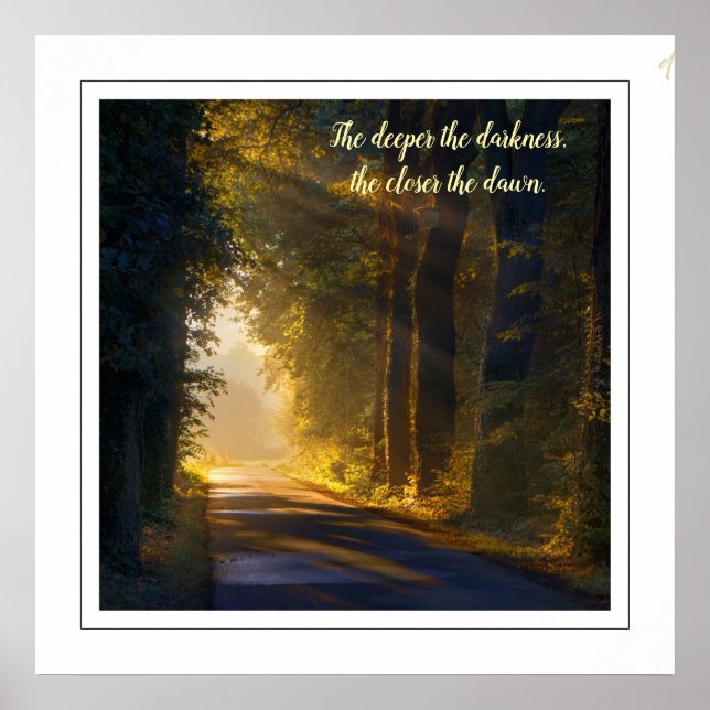 Poster 🖼️ Je Naher die Dämmerung - Inspiration (Vorne)
