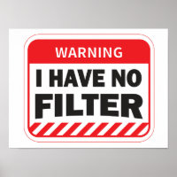 Je n'ai pas d'affiche de filtre