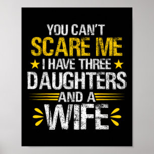 Poster Je n'ai pas peur d'avoir trois filles et une femme