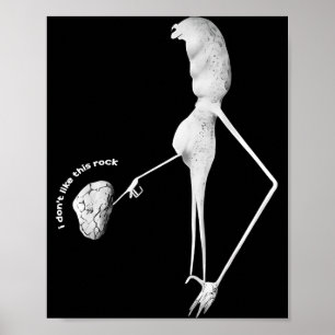 Poster Je n'aime pas ce Rock Marcus le ver Meme Hommes Fe