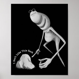 Poster Je n'aime pas cette blague de rocher Marcus le ver
