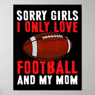Poster Je N'Aime Que Le Football Et La Saint-Valentin Pou