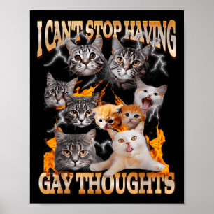 Poster Je n'arrête pas d'avoir des pensées gay Mème de ch