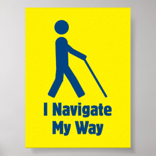Poster Je navigue à ma façon