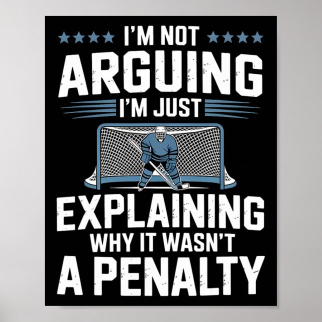 Poster Je ne discute pas, j'explique simplement pourquoi  (Devant)