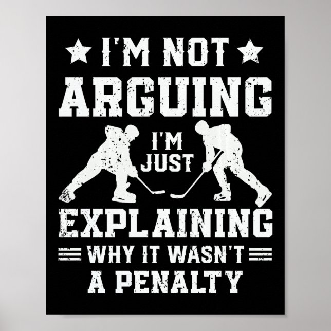 Poster Je ne discute pas, j'explique simplement pourquoi  (Devant)