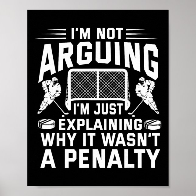Poster Je ne discute pas, j'explique simplement pourquoi  (Devant)