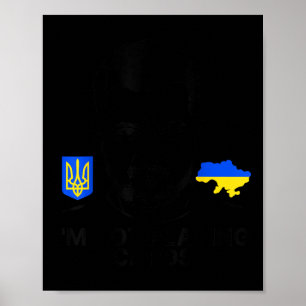 Poster Je ne joue pas aux cartes Zelensky Trump Support