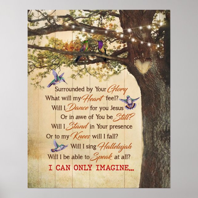 Poster Je Ne Peux Imaginer Que Le Colibri (Devant)