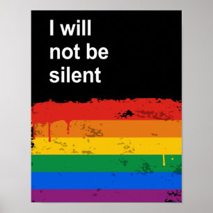 Poster Je ne serai pas silencieux