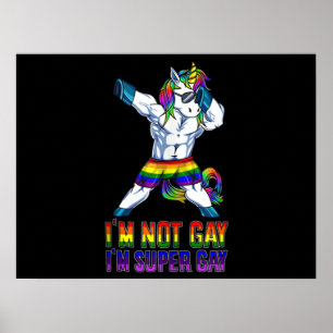Poster Je ne suis pas gay, je suis Super gay