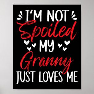 Poster Je ne suis pas Siled Ma grand-mère m'aime Famille