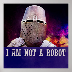 Poster Je ne suis pas un robot