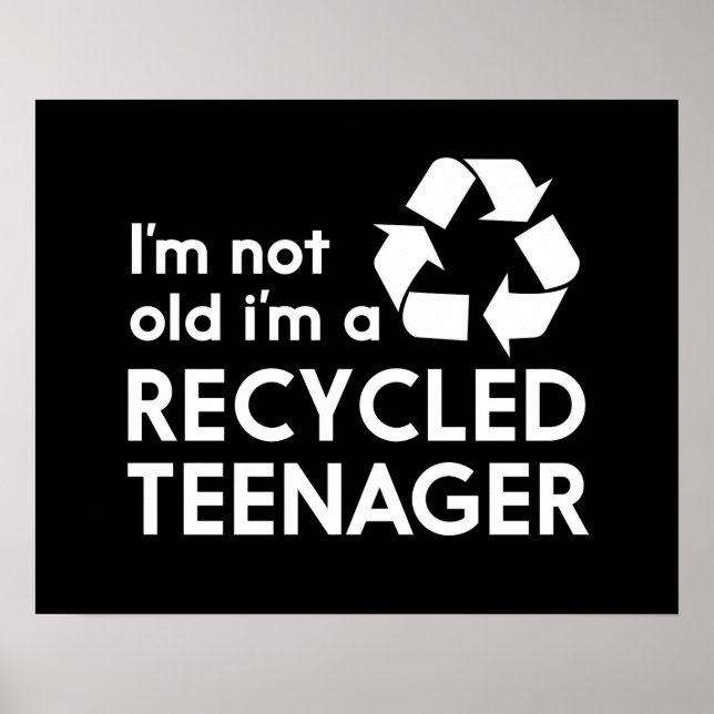 Poster Je ne suis pas vieille, je suis une adolescente Re (Devant)