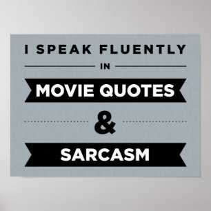Poster Je parle couramment dans les citations de films et