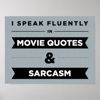 Poster Je parle couramment dans les citations de films et