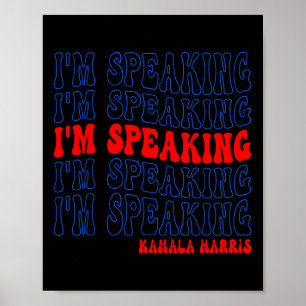 Poster Je parle de Kamala Harris Election 2024