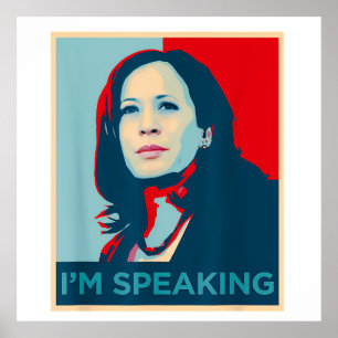 Poster Je parle Kamala Harris