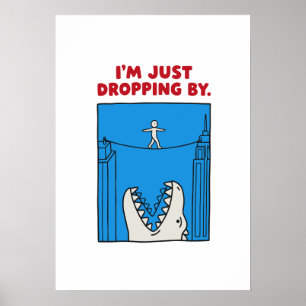 Poster Je passe juste en coup de vent - Punir monstre drô