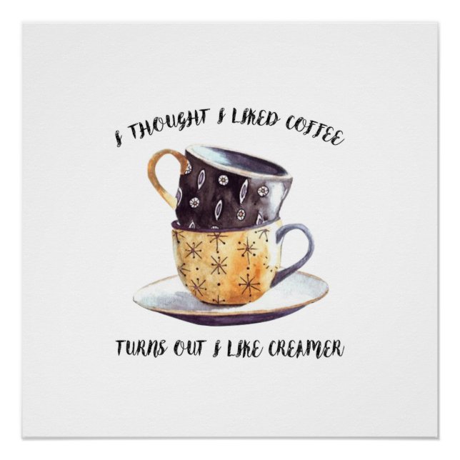 Poster Je Pensais Aimer Le Café (Devant)