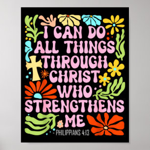 Poster Je peux faire toutes choses par Christ qui me fort