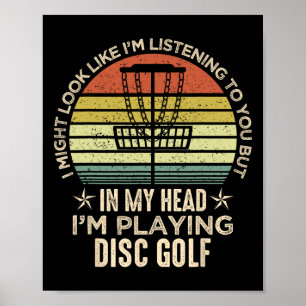 Poster Je peux sembler écouter votre disc golf P