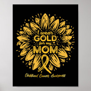 Poster Je porte de l'or pour ma mère - Tournesol d'or Enf