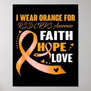 Poster Je Porte De L'Orange Pour Les Cadeaux De Sensibili