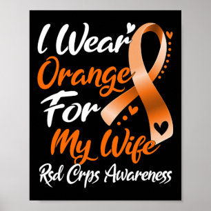 Poster Je Porte De L'Orange Pour Ma Femme Rsd Crps Sensib