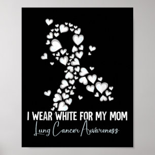 Poster Je Porte Du Blanc Pour Ma Mère Sensibilisation Au 