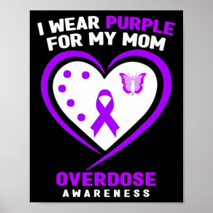 Poster Je Porte Du Violet Pour Ma Mère Surdose Sensibilis
