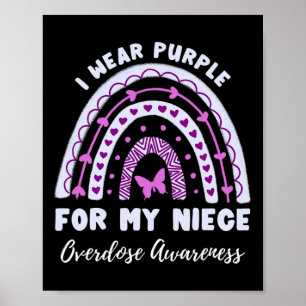 Poster Je Porte Du Violet Pour Ma Nièce Surdose Sensibili