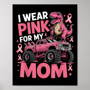 Poster Je Porte Le Rose Pour Ma Maman Din De Sensibilisat