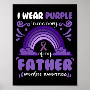 Poster Je porte le violet à la mémoire de mon Père