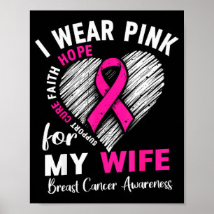 Poster Je porte Nk pour la sensibilisation au cancer du s