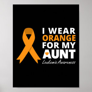 Poster Je Porte Orange Pour Ma Tante Ribbon Family Warrie