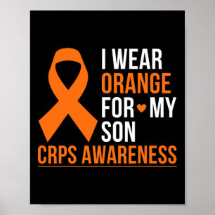 Poster Je Porte Orange Pour Mon Fils Rsd Crps Mois De Sen