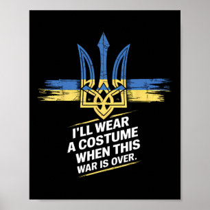 Poster Je porterai un costume quand cette guerre sera fin
