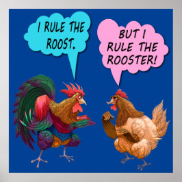 Poster Je règle l'affiche du roost