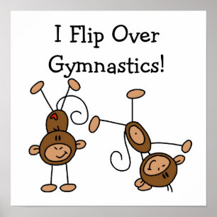 Poster Je retourne vers la gymnastique