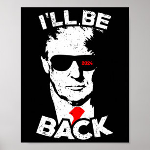 Poster Je serai Ck Trump drôle partisan de Trump 