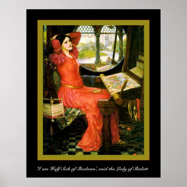 Poster 'Je suis à moitié malade de l'ombre' (Devant)