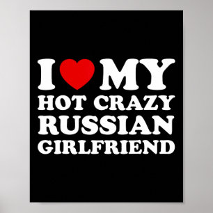 Poster Je Suis Amoureux De Ma Chère Folle Copine Russe Po