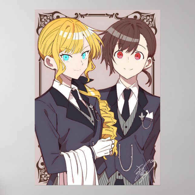 Poster Je suis amoureux des méchants | Rae et Claire (Devant)